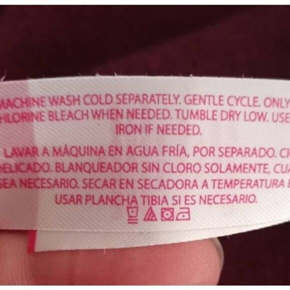 NO BOUNDARIES BURGUNDY DRESS SZ.M EUC. - Picture 8 of 8